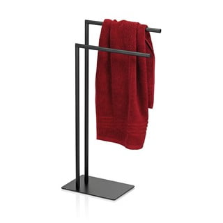 Czarny metalowy stojak na ręczniki Kela Style