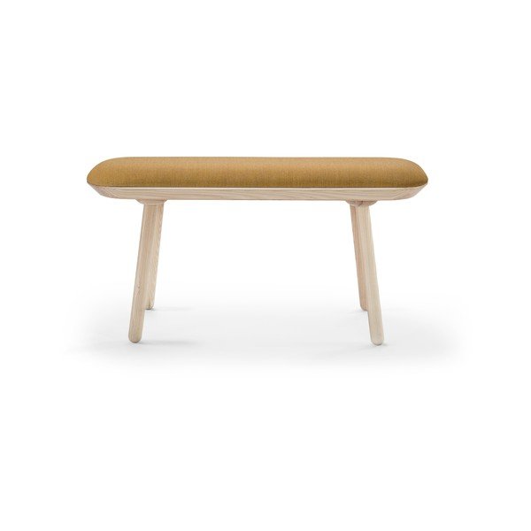 Żółta ławka EMKO Naïve, 100 cm-image-2