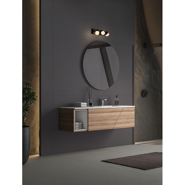 Aluminiowy kinkiet LED w kolorze matowej czerni Teko – Nova Luce-image-2