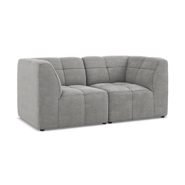 Szara sofa z materiału bouclé 180 cm Aloha – Makamii-image-2