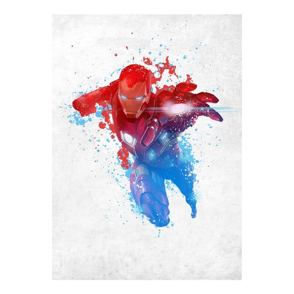 Plakat z blachy Civil War - Iron Man