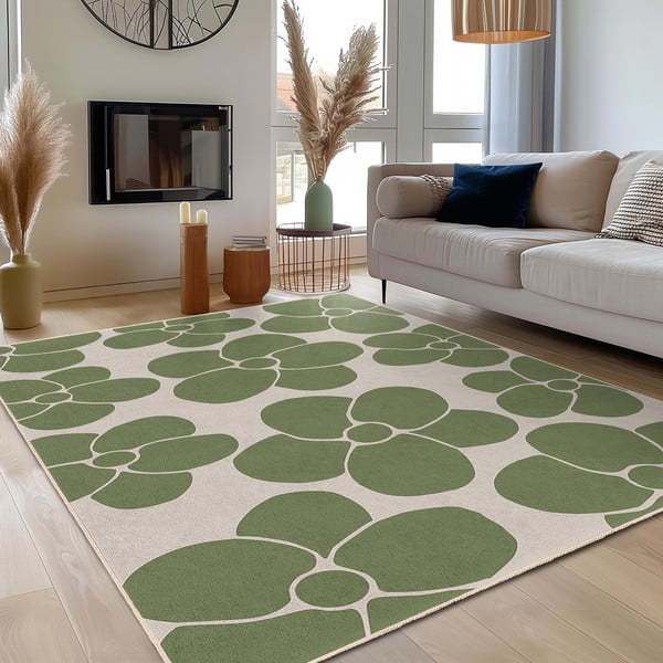 Zielony chodnik odpowiedni do prania 80x200 cm Green Meadow – Mila Home-image-3