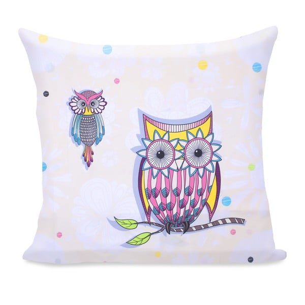 Dziecięca poszewka na poduszkę 80x80 cm Owls Summer Story – DecoKing
