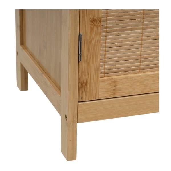 Bambusowa szafka pod umywalkę w naturalnym kolorze 63x60 cm – Casa Selección-image-4