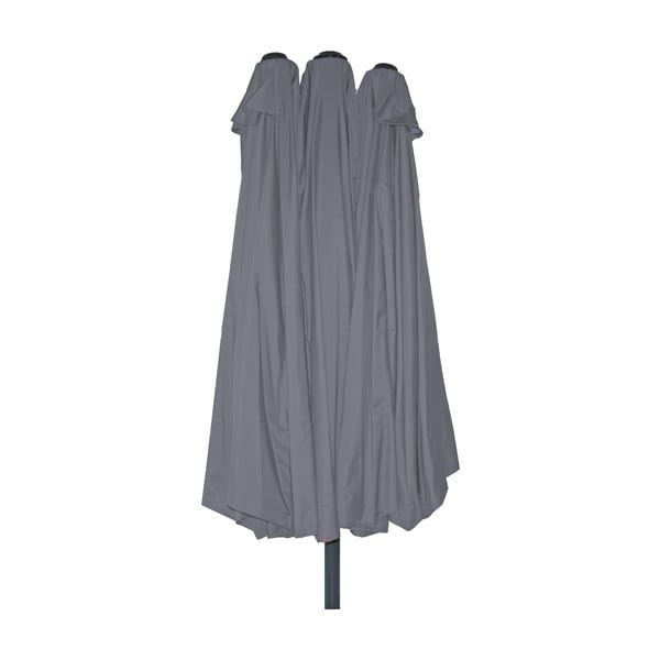 Jasnobrązowy parasol ogrodowy 265x460 cm – Garden Pleasure-image-2