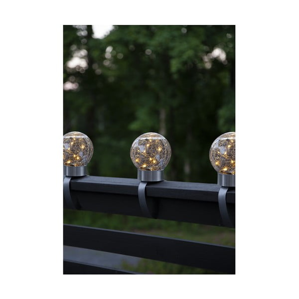 Wielofunkcyjna solarna ogrodowa lampa LED Star Trading Glory, ø 12 cm-image-1