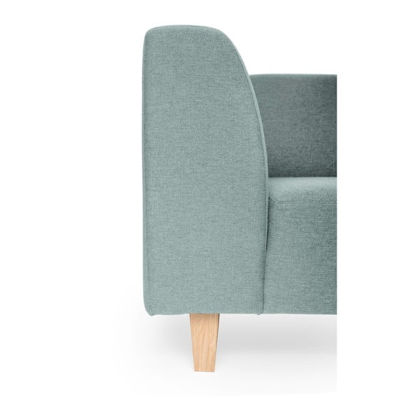 Miętowa sofa Scandic Diva, 216 cm-image-2