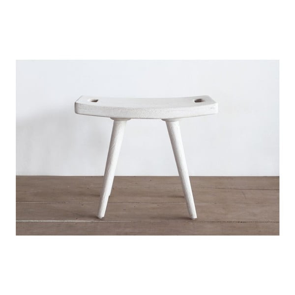 Taboret Preston Rustic White-image-4