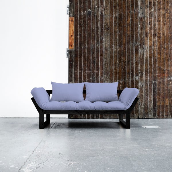 Sofa rozkładana Karup Edge Black/Blue Breeze