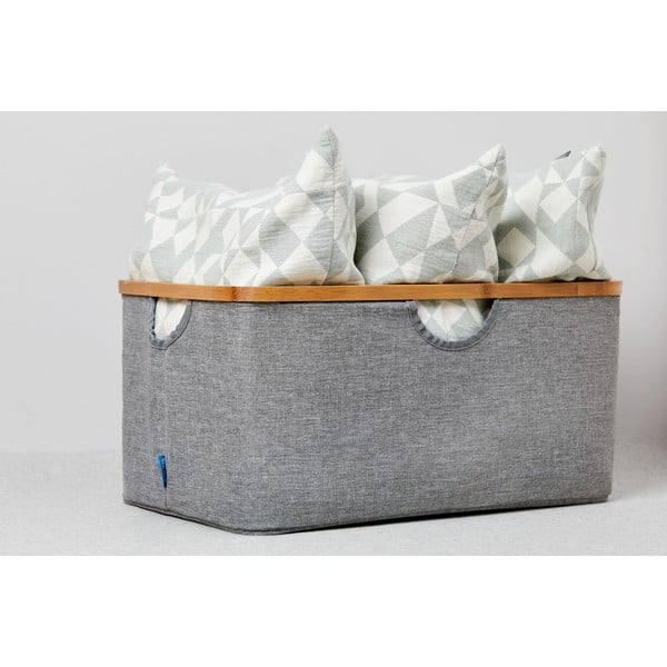 Składany kosz na pranie Wenko Bahari, obj. 50 l-image-1