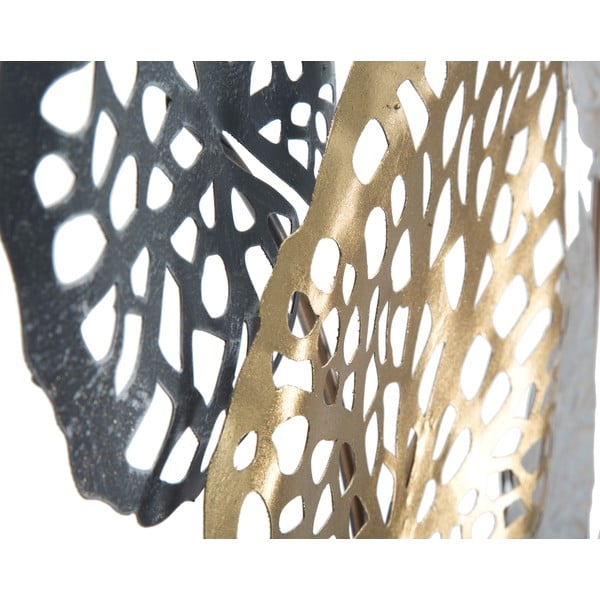 Metalowa dekoracja wisząca z wzorem liści Mauro Ferretti Ory -B-, 100x80 cm-image-3