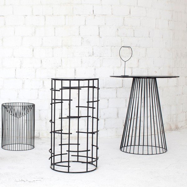 Czarny stolik Serax Bistrot Garbo, ⌀ 30 cm-image-2