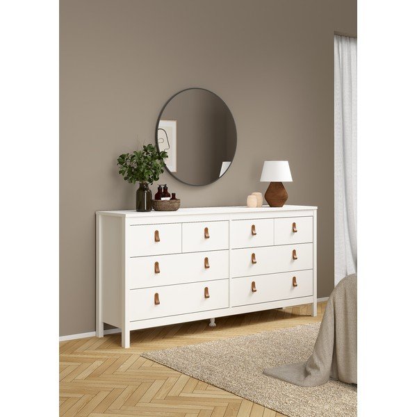 Biała niska komoda 159x80 cm Madrid – Tvilum-image-4