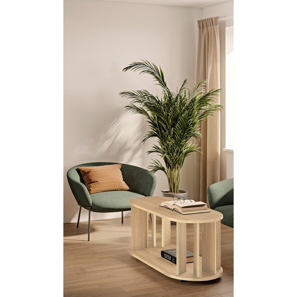 Stolik w dekorze dębu 50x110 cm Nora – TemaHome-image-4