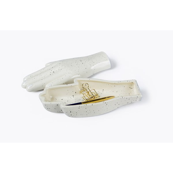 Ceramiczna szkatułka na biżuterię DOIY Hand, 23x11 cm
