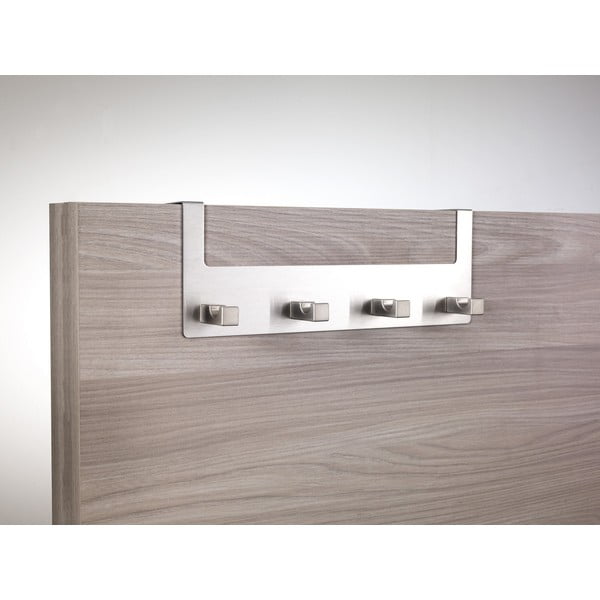 Srebrny metalowy wieszak na drzwi 32 cm Yale – Tomasucci-image-1