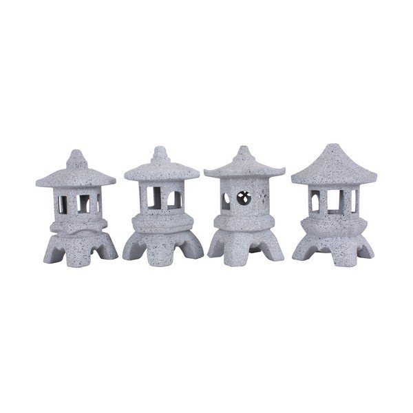 Ceramiczne figurki ogrodowe zestaw 4 szt. Lookout – Garden Pleasure