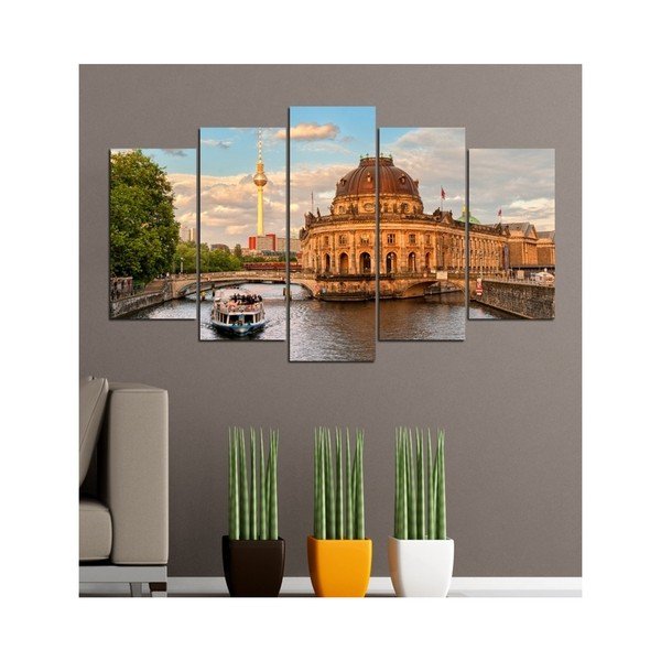 Obraz wieloczęściowy 3D Art Historic Building, 102x60 cm-image-1