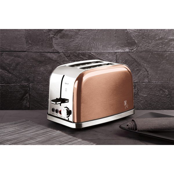 Beżowy toster Rosegold Metallic Line – BerlingerHaus-image-1