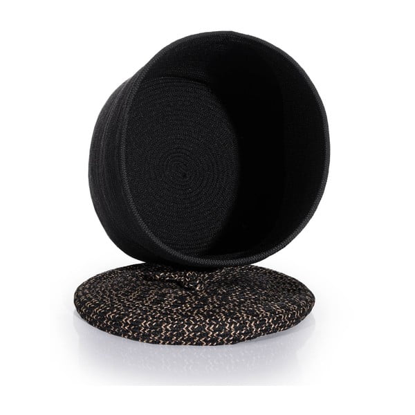 Tekstylny dekoracyjny pojemnik z pokrywką – Mioli Decor-image-2