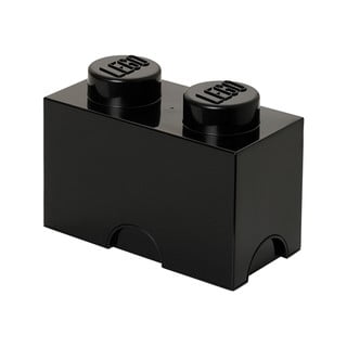 Czarny pojemnik podwójny LEGO®