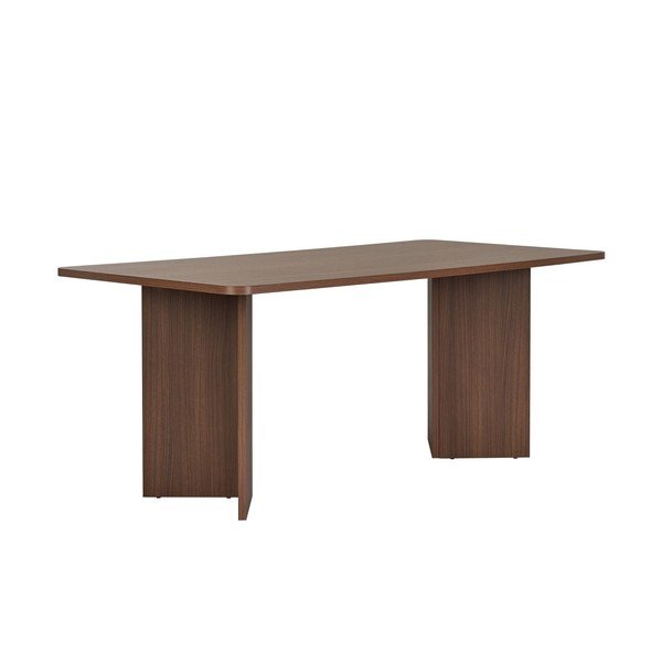 Stół w dekorze orzecha 90x180 cm Linza – Kalune Design