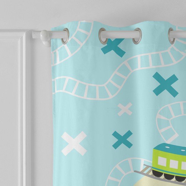 Dziecięca zasłona Happynois Train Curtain, 180x135 cm-image-2