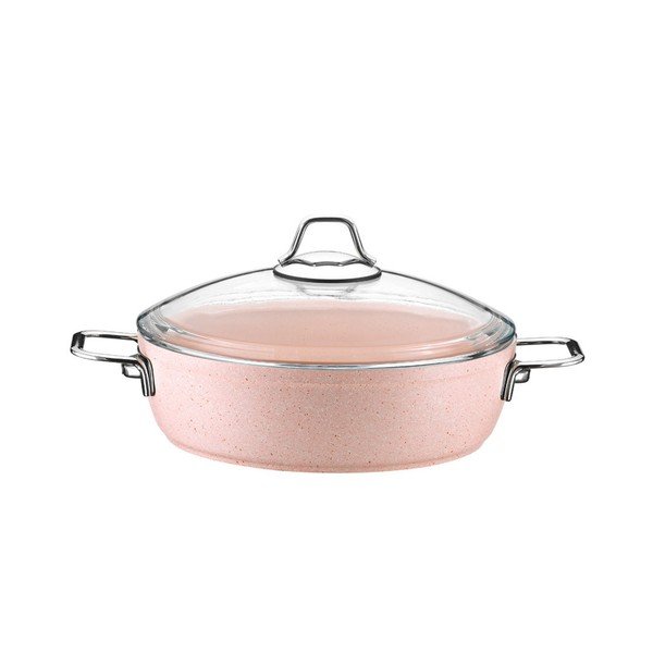 Zestaw 3 garnków i patelni ze stali nierdzewnej Kutahya Rose-image-2