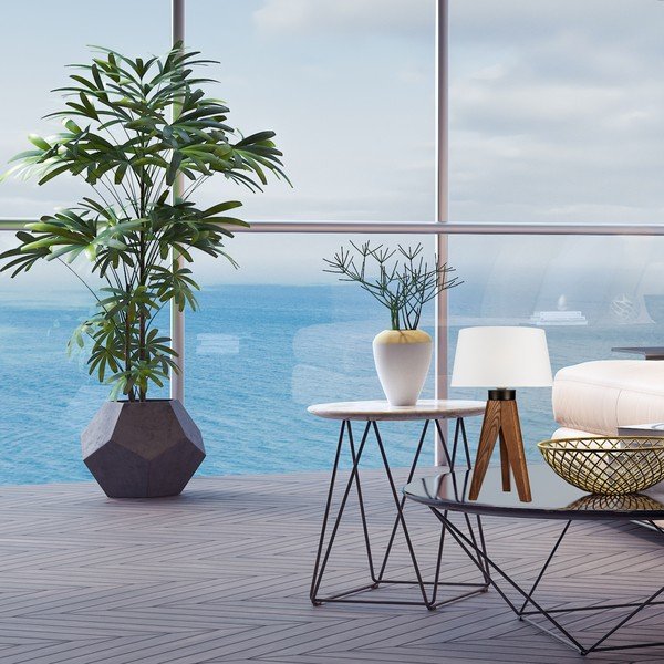 Biała lampa stołowa − LAMKUR-image-2