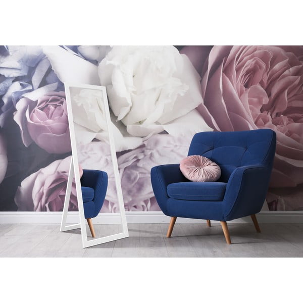 Lustro stojące w białej ramie Styler Sicilia, 46x146 cm-image-1