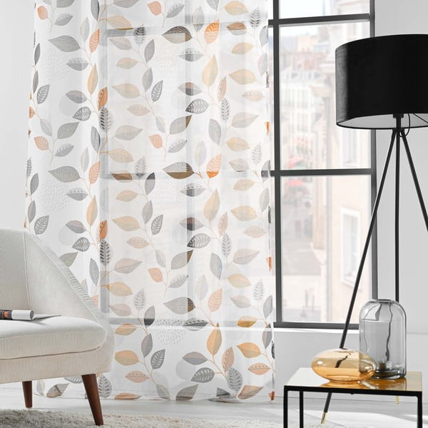 Biała firanka z woalu 140x280 cm Vahine – douceur d'intérieur-image-3