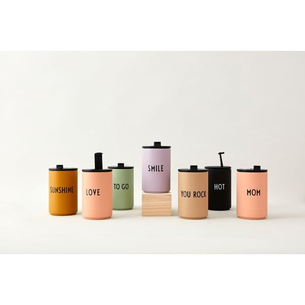 Czarny kubek termiczny 350 ml Hot – Design Letters-image-3