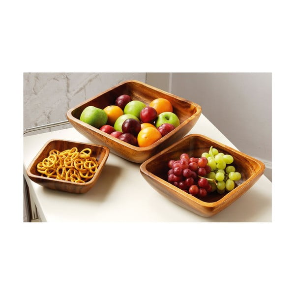Miska do serwowania z drewna akacjowego Premier Housewares Socorro-image-1