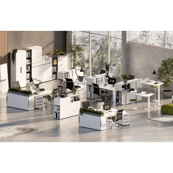 Biurko z elektryczną regulacją wysokości 80x120 cm Mailand – Germania-image-4