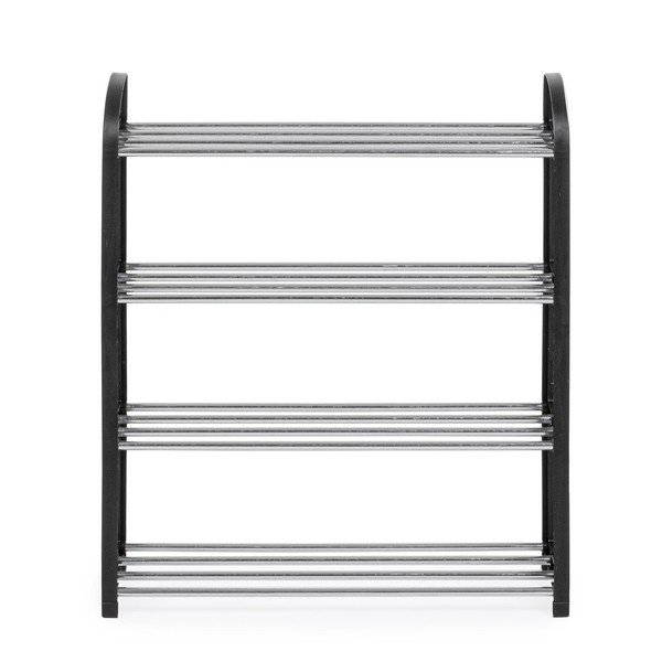 Czarny plastikowy regał na buty 50,5x57x19 cm Hallfrid – Yes Everyday-image-2