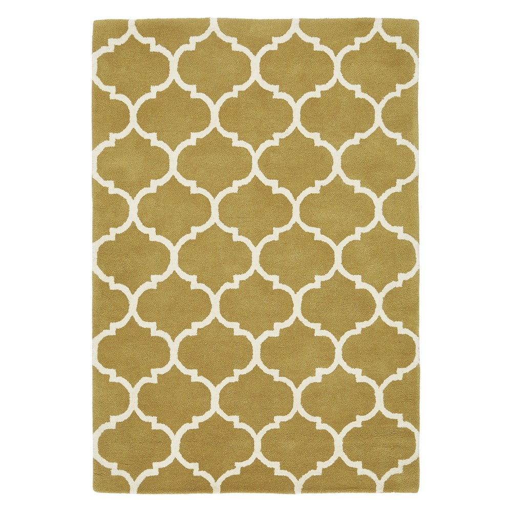 Wełniany dywan tkany ręcznie w kolorze ochry 200x290 cm Albany – Asiatic Carpets
