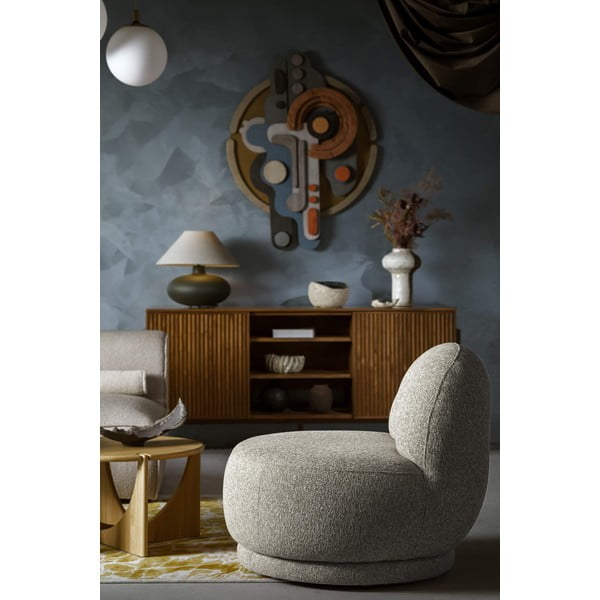 Szarobrązowy fotel Ovo – Miuform-image-4