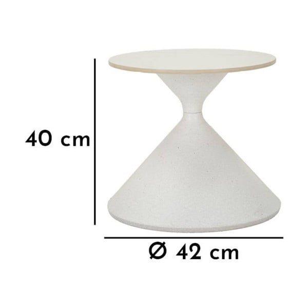 Okrągły stolik z ceramicznym blatem ø 45 cm Fush – Mauro Ferretti-image-3