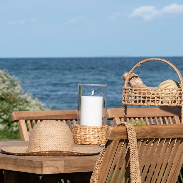 Lampion z hiacyntu wodnego (wysokość 26 cm) Hurricane – House Nordic-image-1