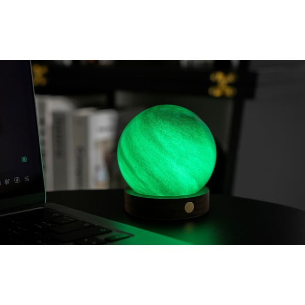 Ciemnobrązowa dekoracja świetlna na USB ø 8 cm Sand Storm – Gingko-image-3