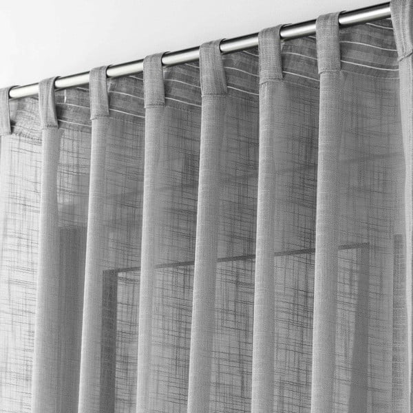 Szara firanka 140x240 cm Haltona – douceur d'intérieur-image-2