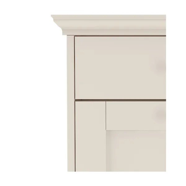 Beżowa uchylna szafka na buty z matowym wykończeniem 80x105x30 cm Binz – Støraa-image-4