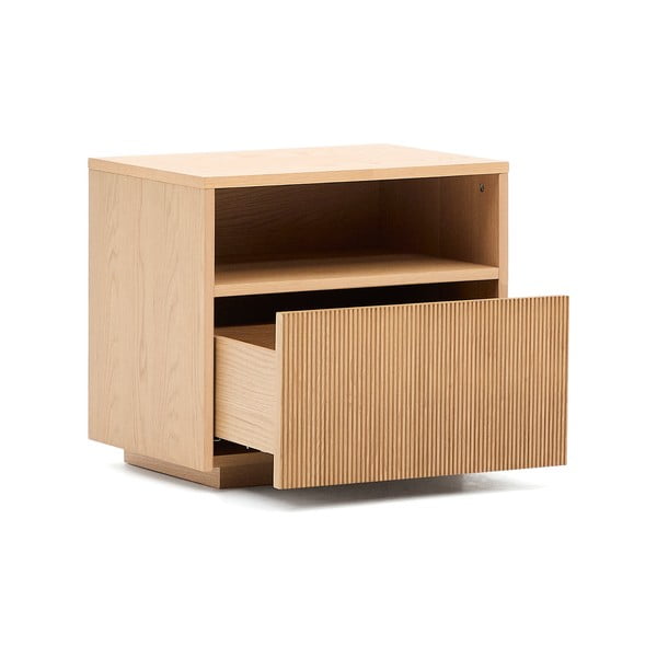 Szafka nocna w dekorze dębu w naturalnym kolorze Helvine – Kave Home-image-4