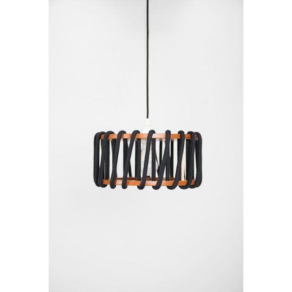 Czarna lampa wisząca EMKO Macaron, ø 30 cm-image-1