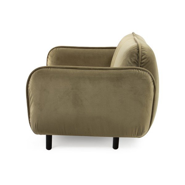 Zielona aksamitna sofa 188 cm Bean – EMKO-image-3
