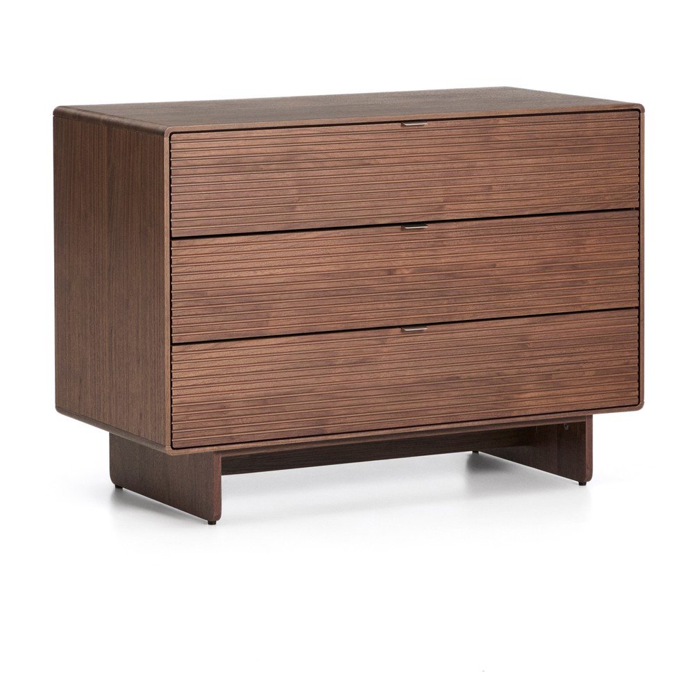 Komoda w dekorze orzecha w ciemnym naturalnym kolorze 101x75x50 cm Norlen – Kave Home