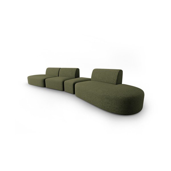 Zielona sofa 412 cm Shane – Micadoni Home-image-1