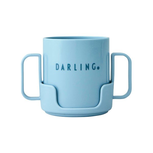 Jasnoniebieski kubek dla dzieci Design Letters Mini Darling-image-3