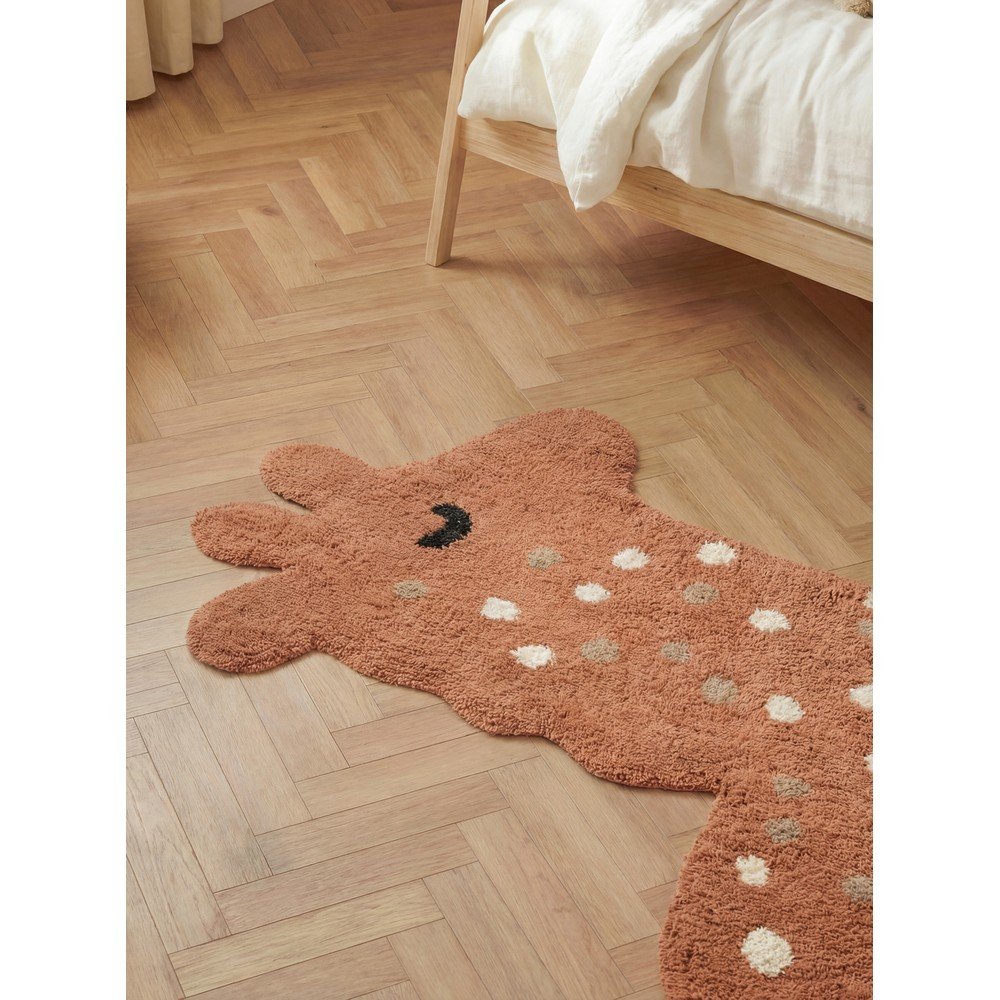 Brązowy bawełniany dywan dziecięcy odpowiedni do prania/tkany ręcznie 89x120 cm Snuggle Gino – Hanse Home (zdjęcie 5)