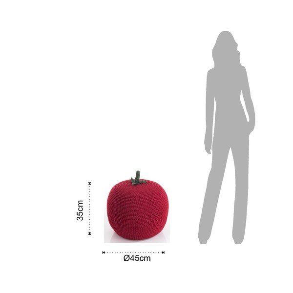 Czerwony puf dziecięcy Tomasucci Tomato-image-1